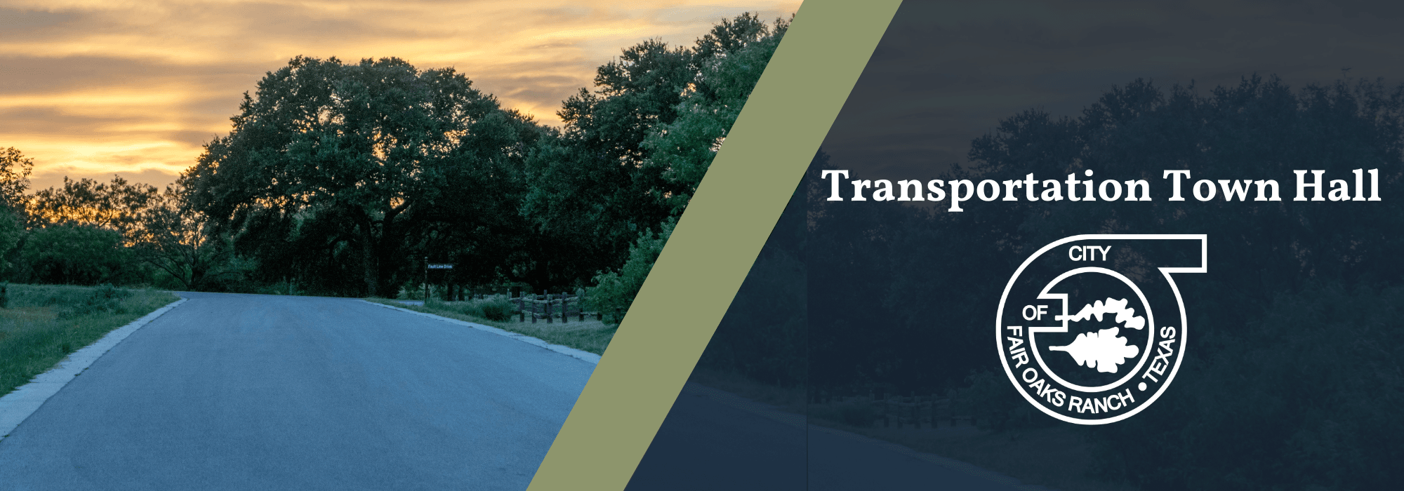 Transportation Town Hall Page banner