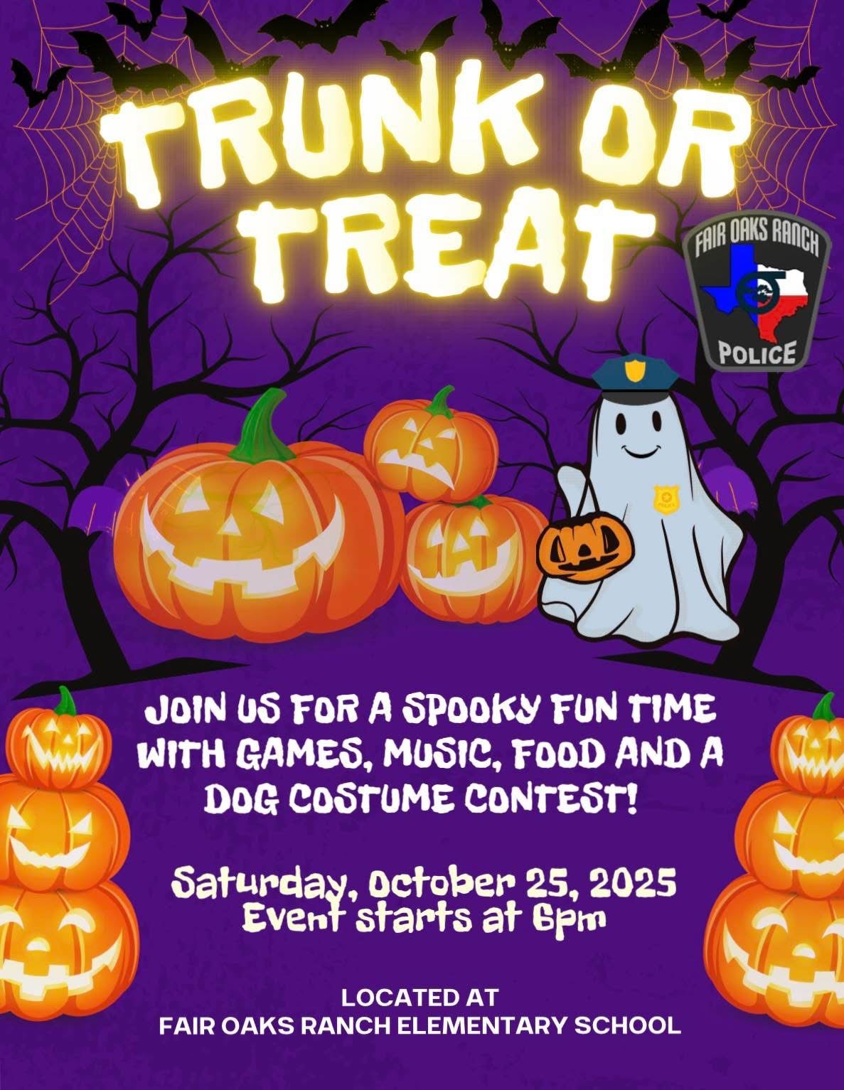 Trunk or Treat 2025 Flyer